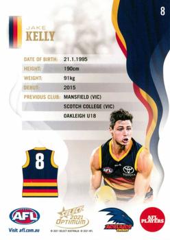 2021 Select Optimum #8 Jake Kelly Back